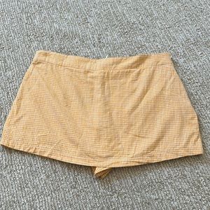 Free People Checkered Skort